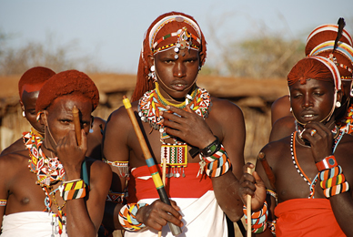 The Masai tribe in Kenya