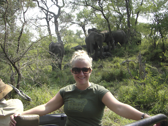 On safari in South Africa