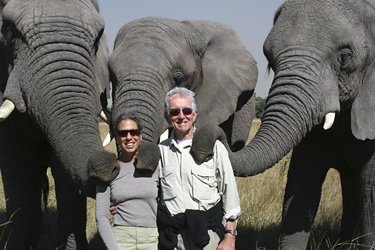 The Fermanis's at Stanley's Camp. Botswana