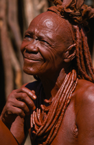 Himba woman photo from African safari