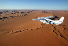 Aerial safari over Namibia's Skeleton Coast