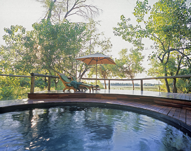 Swimming pool at Villa Okavango
