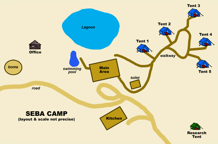 Map of Seba camp