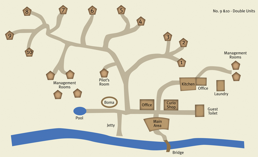 Map of Xigera camp