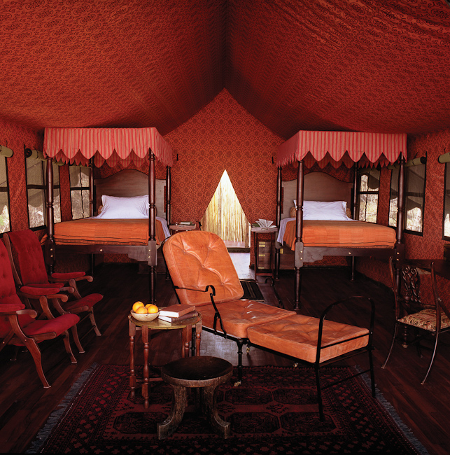 Twin Tent Interior