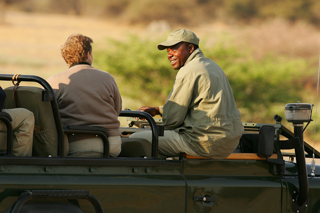 Game drive at Mombo