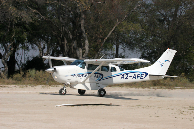 Cessna transport to Gunn's airstrip