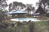 The pool and deck at Muchenje