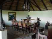 Dining area and table