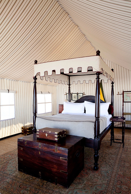 Double Guest Tent Interior