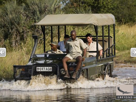 Game drive and water crossing