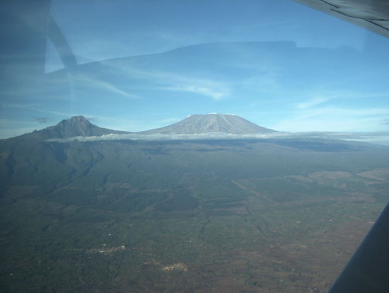 Kilimanjaro flight