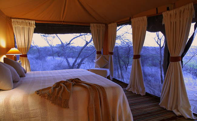 View of Bedroom Interior at Lewa Safari Camp