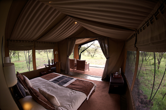 Guest Tent - Interior View