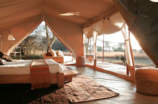 View of Naibor Camp Guest Tent