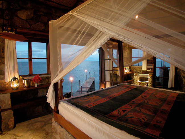 Bedroom and view