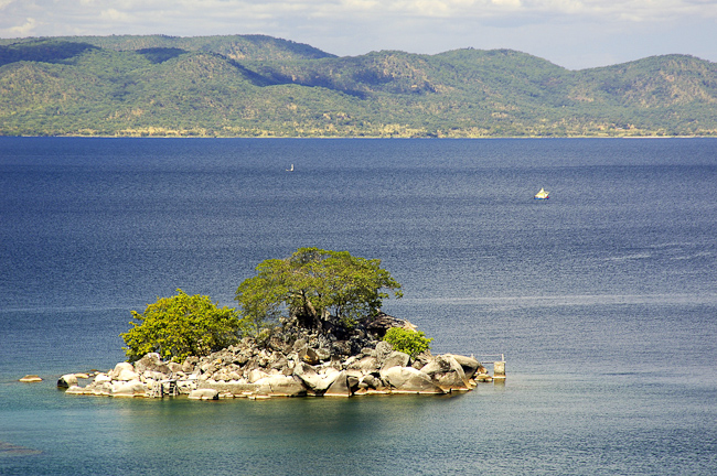 Small island on Lake Malawi