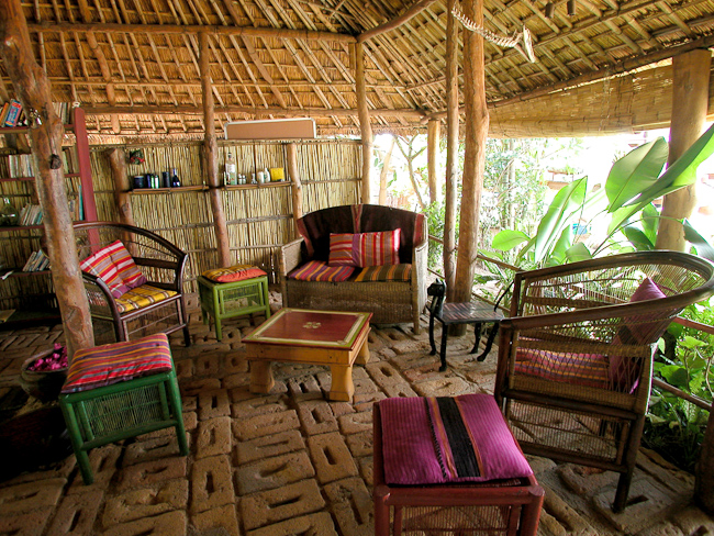 Mumbo Island's reception lounge