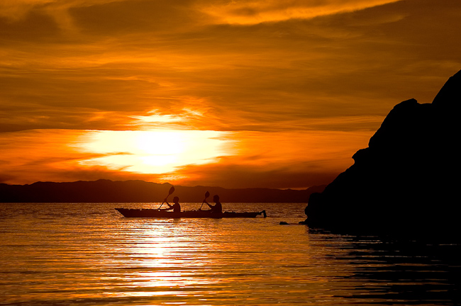 Sunset kayak excursion