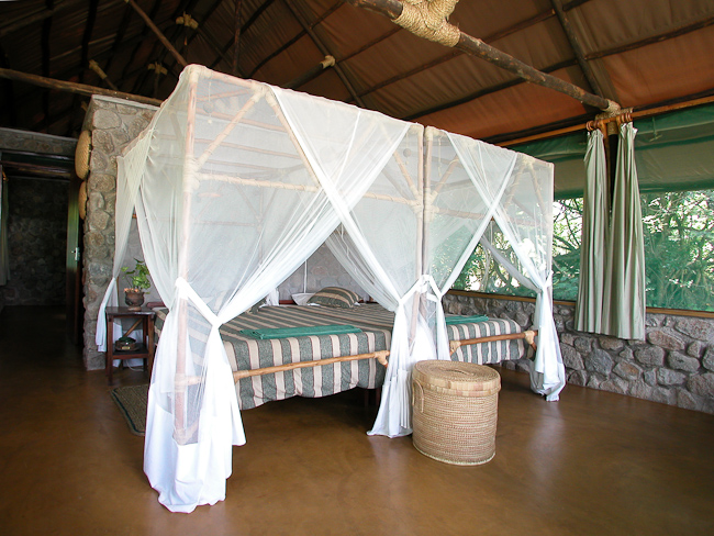 Bedroom at Mvuu camp