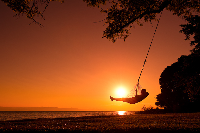 Swing at Sunset