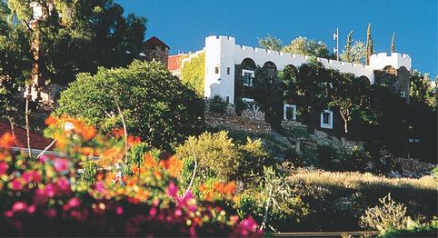 View of Windhoek's Hotel / Castle Heinitzburg