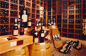 Hotel Heinitzburg's extensive wine collection
