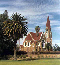 Christuskirche - a German Lutheran church designed by Gottlieb Redecker, Windhoek, Nambia.