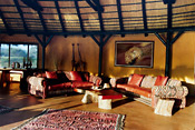 Guest lounge, Okonjima Camp, Omboroko Mountains, Namibia
