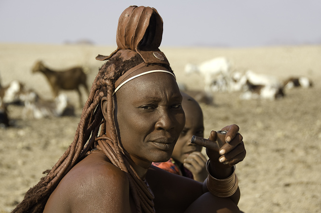 Traditional Himba woman