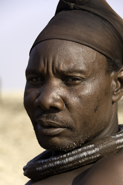 Himba man with his turban