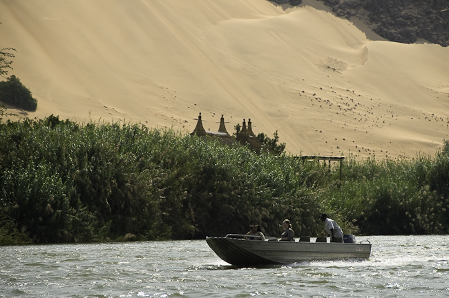 Boating on the Kunene river