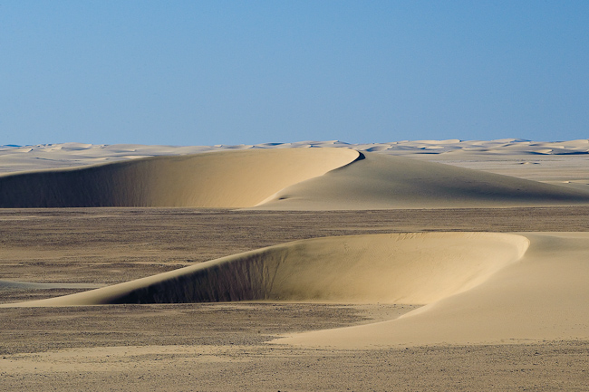 Beautiful sand dune formations