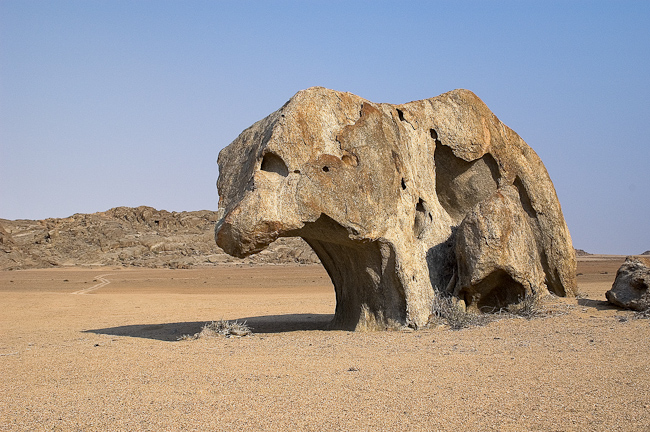 Natural rock sculpture