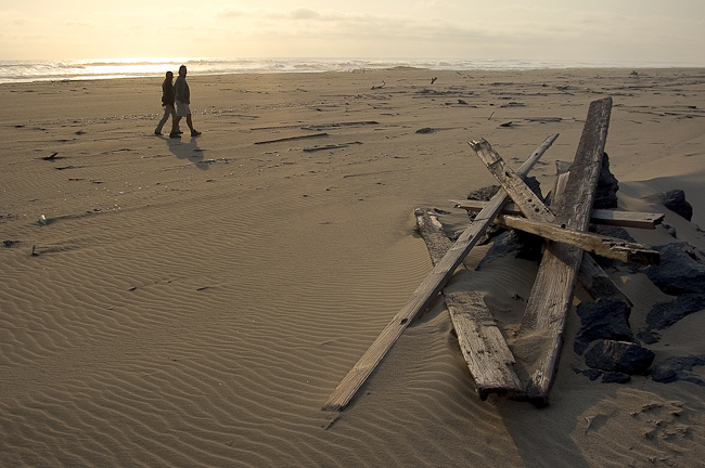 Shipwreck remains