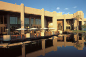 Terrace and water feature, Windhoek Country Club Resort