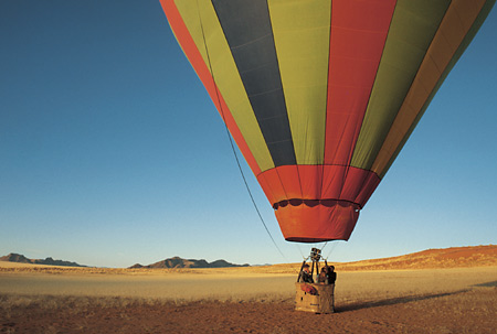Ballooning at Wolwedans, NamibRand Nature Reserve