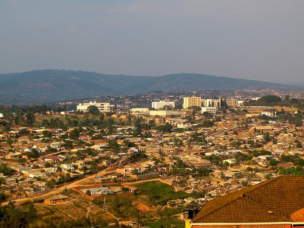 Aerial view of Kigali Serena Hotel