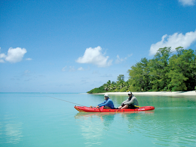 Tranquil kayaking