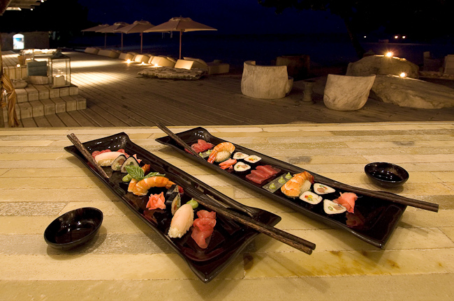 Sushi platters for two