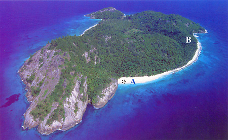 Aerial view of Grande Anse