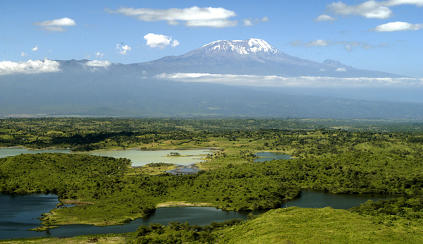 Momela Lakes and Kilimanjaro - Arusha National Park