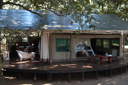 Chiawa Camp's Superior Tent 