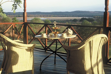Breakfast on your private verandah with fabulous vistas