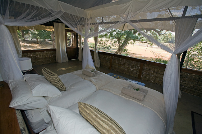 Guest tent and view