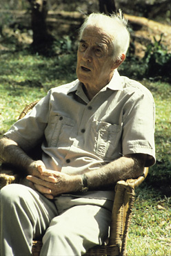 The legendary Zambian conservationist, Norman Carr