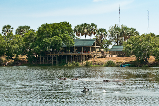 Lufupa River Camp on the confluence of the Kafue and Lufupa rivers