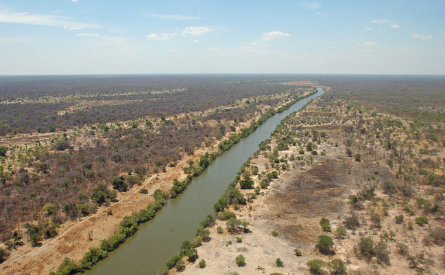 Lufupa River from above