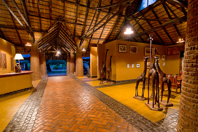 Lodge reception area