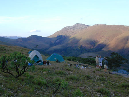 Camping in the Mafinga Mountains in northern Zambia
